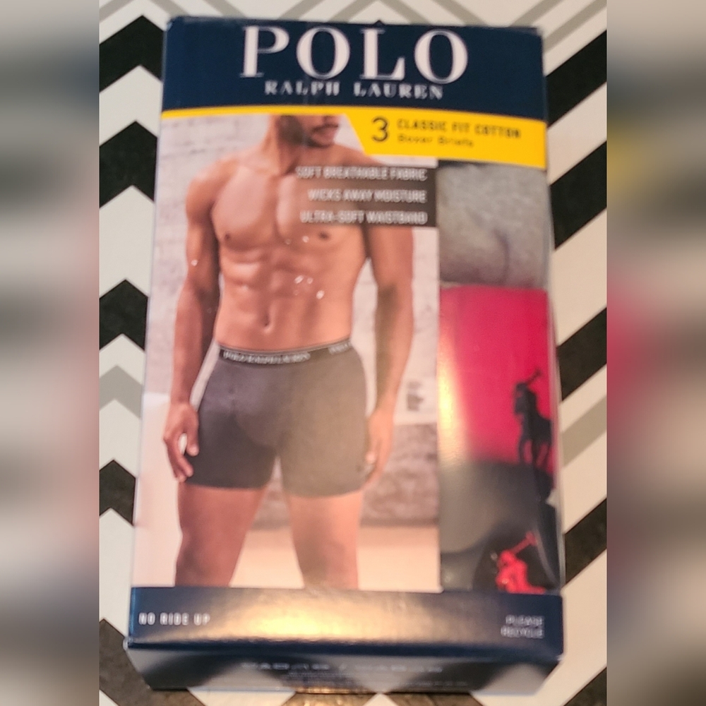 Polo  Boxer Briefs Size Large